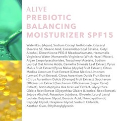 ALIVE Prebiotic Balancing Moisturizer SPF 15 Face Cream 1.7oz