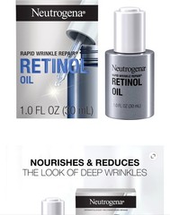 Neutrogena Retinol Face Oil .3% Concentrated Rapid Wrinkle Repair Anti-Aging