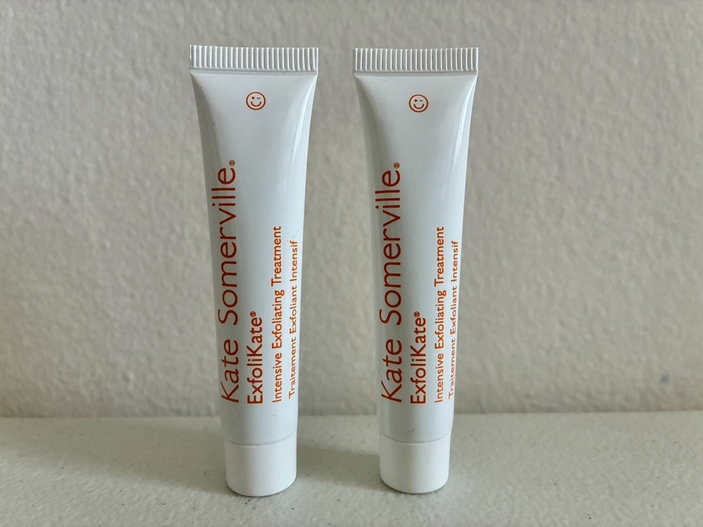 2X KATE SOMERVILLE EXFOLIKATE INTENSIVE EXFOLIATING TREATMENT 0.25oz NWOB/Sealed