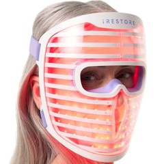 iRestore LED Face Mask for Youthful Skin, Red 1 Count (Pack of 1), White