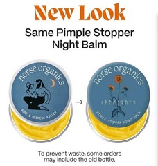 Norse Organics Pimple Stopper Night Balm | Acne Spot Treatment for Redness and S