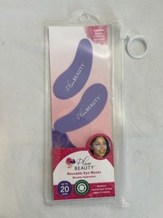 3 PACK Plum Beauty Reusable Eye Patches | Washable Silicone Pair