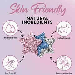 Blemish Stickers for Face – 260Pcs with Fun Shapes & Skin-Friendly Ingredients
