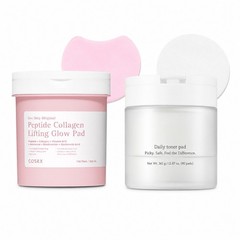 COSRX Peptide Glow Pad + NEEDLY Daily Toner Pad Bundle K-Beauty Skincare New