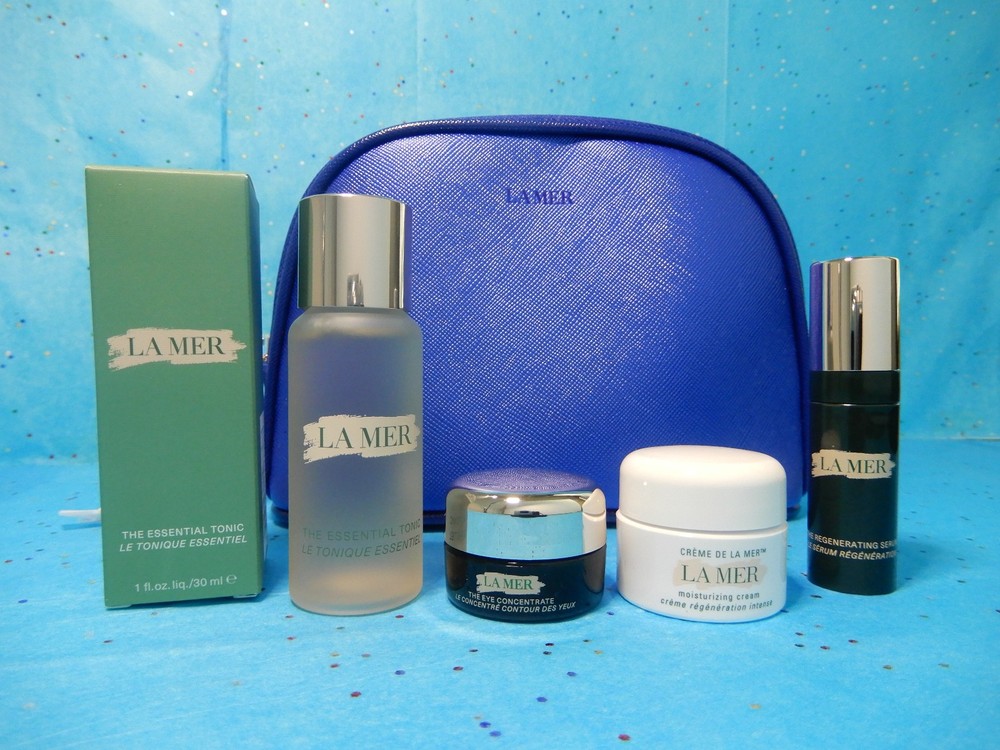 4pc LA MER Mini Set ~Essential Tonic ~Eye Concentrate ~Moisturizing Cream ~Serum