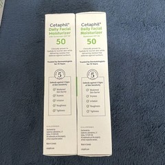 2xCetaphil Daily Facial Moisturizer with SPF 50+ – 1.7fl.oz