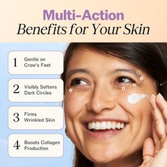 Natural Eye Cream with Rosehip Oil – Reduces Puffiness & Smoothes Wrinkles