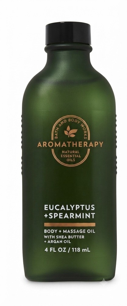 Bath & Body Works Aromatherapy Eucalyptus Spearmint Body & Massage Oil 4 fl oz
