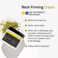 YEOUTH Neck Cream with Vitamin C, Skin Firming 2 Ounce (Pack of 1), green