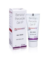 Benzonix Benzoyl Peroxide Gel wash for killing acne-causing bacteria 50ml