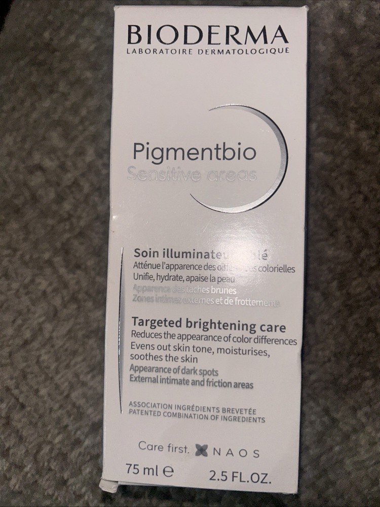 BIODERMA Pigmentbio Sensitive Areas Brightening Cream Lotion -2.5 Fl Oz 75m 2/27