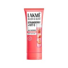 Lakme Blush & Glow Strawberry Vitamin C Refreshing Jelly Face Wash 100 g FS