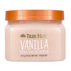 Tree Hut Vanilla Body Scrub, Exfoliating & 18 Ounce (Pack of 1), Clear