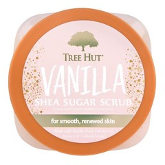 Tree Hut Vanilla Body Scrub, Exfoliating & 18 Ounce (Pack of 1), Clear