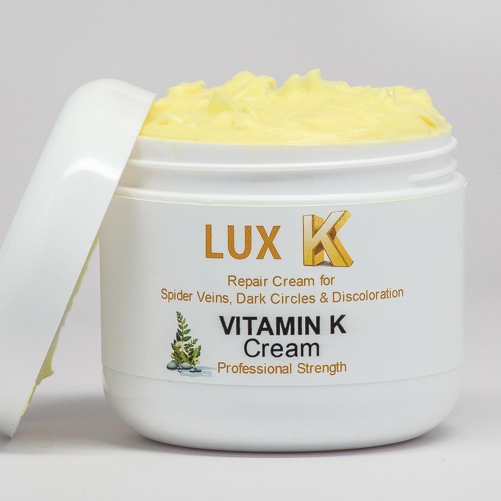 Lux Vitamin K Cream – Eliminate Spider Varicose Veins Scars Rosacea Capillaries