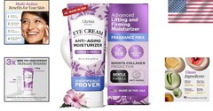 Natural Eye Cream with Rosehip Oil – Reduces Puffiness & Smoothes Wrinkles
