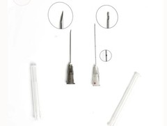 Micro Cannula with Puncture Blunt Tip for Fillers, 22G 50MM, USA, FDA listed