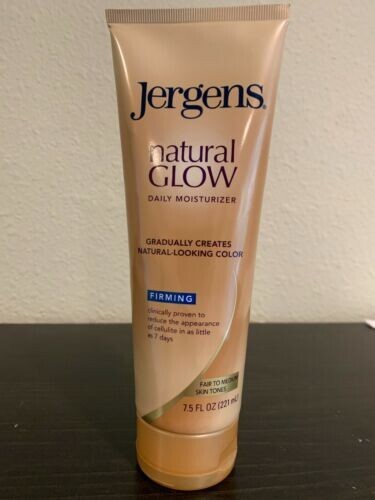 Jergens Natural Glow Firming Daily Moisturizer, Fair to Medium Skin Tones 7.5 oz