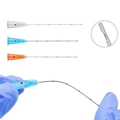 5-100x Disposable Sterile Micro Cannula with Blunt Part Tip for Beauty Aid 2026