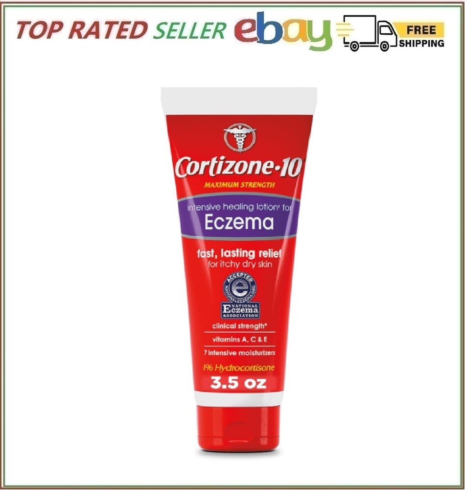 Maximum Strength Intensive Healing Lotion for Eczema, 1% Hydrocortisone, 3.5 Oz.