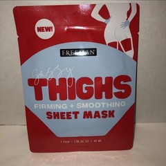 Freeman Sassy Thighs Firming Smoothing Sheet Mask Lot 3 Pair Caffeine AHA NEW!!!