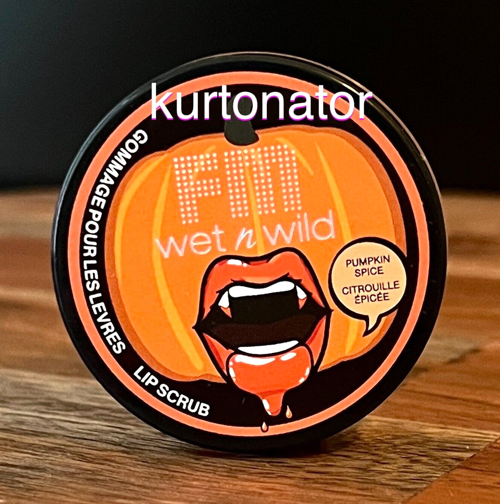 Wet N Wild Fantasy Makers SUGAR DEAD-Y Pumpkin Spice Lip Scrub NEW 0.22 oz