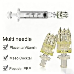 5-Pin Crystal Mesotherapy Needles 32G 1.5mm Stainless Steel Facial Skin Care