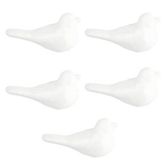 5 Pcs Foam Cone Shaped Foam Tree Child Nativity Crafts Kids Birds