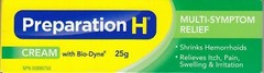 Canada PREPARATION H CREAM Bio Dyne Multi Symptom Relief 25g Fresh Exp 2026+++