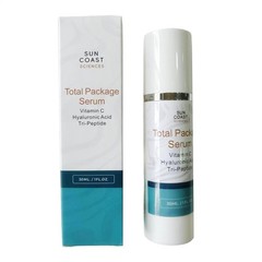 3- Sun Coast Sciences TOTAL PACKAGE treatment 1oz vitamin infused C Hyaluronic A
