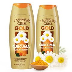 Shampoo Manzanilla Gold Extra Lightening Chamomile 13.5 Fl Oz Pack Grisi Extract