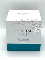 Factor Five Night Retinol Cream 0.25% 1oz 30mL Full Size