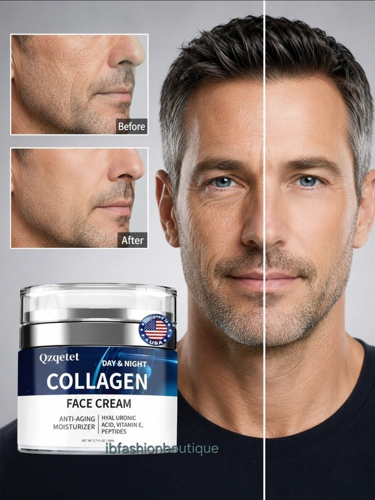 Crema Facial Hidratante Antienvejecimiento De Colágeno Retinol Ácido Hialurónico