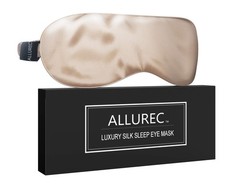 ALLUREC™ Luxury 100% Pure Mulberry Silk Sleep 1 Count (Pack of 1), Caramel