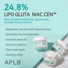 Luxurious Glutathione Niacinamide Facial Cream | 24.8% Hydration & Brightening