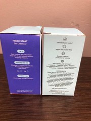 2X Bubble Fresh Start Gel Cleanser Step 1 Cleanse 1.7 fl oz. each