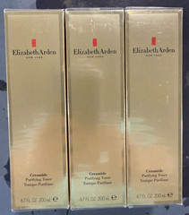 3-Pack Elizabeth Arden Ceramide Purifying Toner 6.7 fl oz 200ml Each New In Box