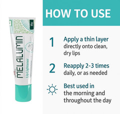 Melalumin Lip Lightener SPF 15 help lighten and brighten dark make lips 10gm