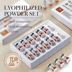 BIOAQUA Oligopeptide 12 Ampoule EGF Skin Repair Freeze-dried Powder Serum Set