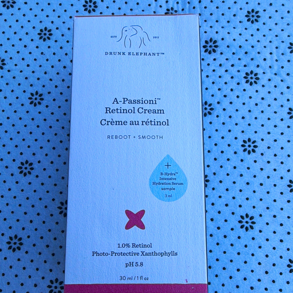 Drunk Elephant A-Passioni Retinol Cream + Hydra Serum Sample 1 fl oz