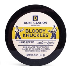 Hand Repair Balm Unscented Moisturizer 5 oz Duke Cannon Bloody Knuckles Hands