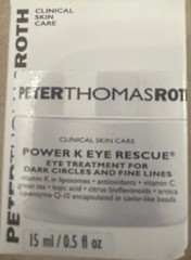 Peter Thomas Roth Power K Eye Rescue Eye Gel Dark Circles & Fine Lines 0.5oz