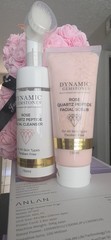 Dynamic Gemstone Rose Quartz Peptide Facial Scrub + Cleanser Set Paraben-Free