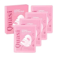 Quasi-Collagen Glow Up Mask | Hydrating & Firming Facial Mask – 4 pcs/box