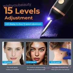 Plasma Pen 15 Levels Electric Fibroblast Skin Tag Mole Wart Freckle Remover