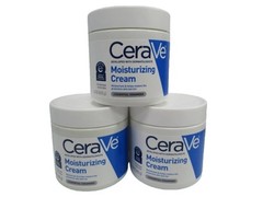 CERAVE MOISTURIZING CREAM FACE & BODY NORMAL TO DRY SKIN 16 OZ NWOB 3PCS