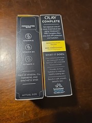 2 Pc Olay Complete LIGHTWEIGHT LOTION Spf 15 Aloe Vit E. Sensitive 4oz (C011)