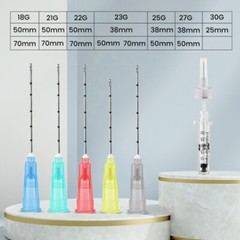 5-50pcs Micro Cannula with Puncture, Blunt Tip for Filler All Size Available US