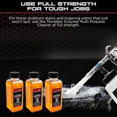Tornador TC-ENZYME Multi-Purpose Enzyme Cleaner 2oz 3-Pack | Heavy-Duty Spot & S