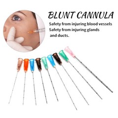 Size Optional Cannula with Puncture Blunt Tip for Filler 18g/22g/23g/25g/27g/30g